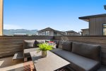 Hang out on the patio area, with views of Whitefish Mountain. 